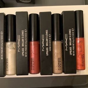 Lot of 4 MAC Cosmetics Limited Edition Lipglass Shades